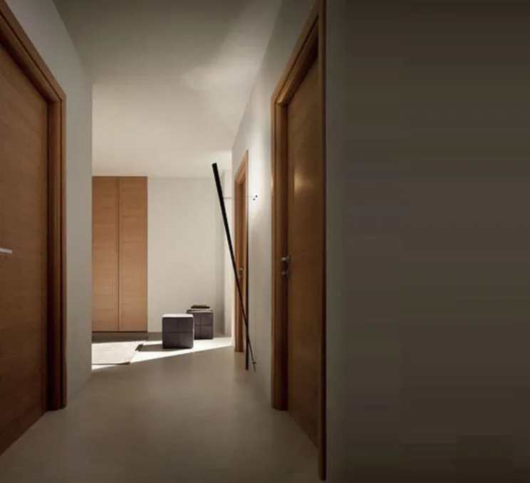 Applique murale, Torchére, LED, noir, H190cm - LUMEN CENTER ITALIA