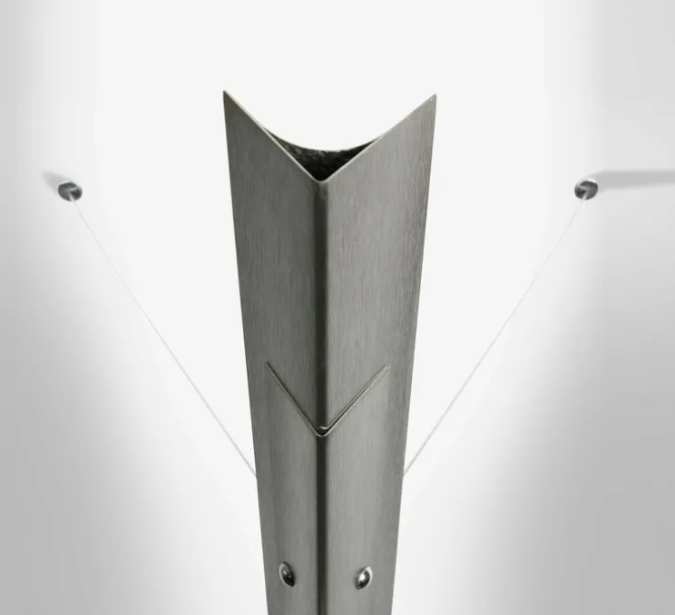 Applique murale, Torchére, LED, noir, H190cm - LUMEN CENTER ITALIA