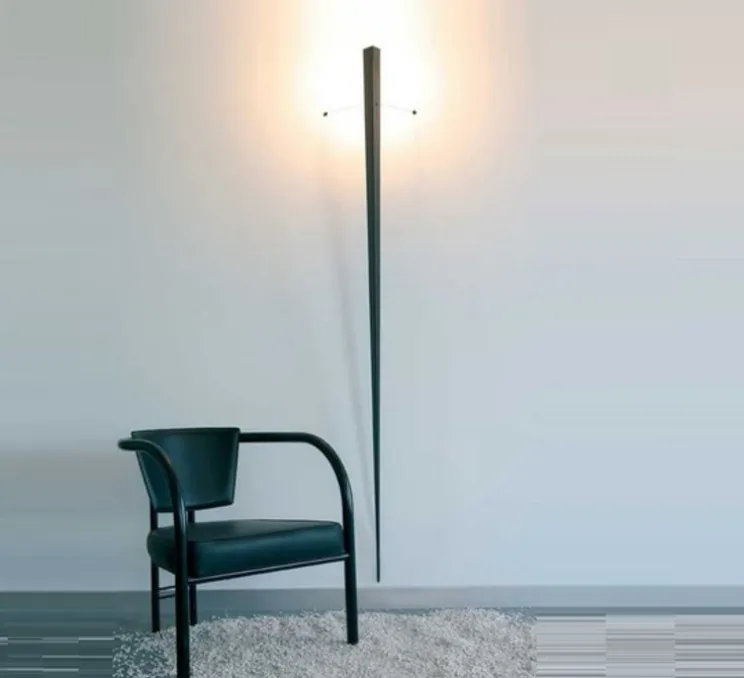 Applique murale, Torchére, LED, noir, H190cm - LUMEN CENTER ITALIA