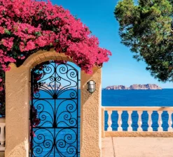 Applique*Moretti Luce Applique murale, Tortuga 200.15, , IP44, L12cm, H17cm - Marron foncé