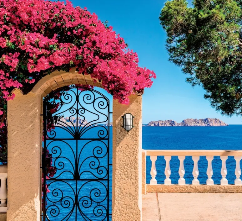 Applique*Moretti Luce Applique murale, Tortuga 200.15, , IP44, L12cm, H17cm - Marron foncé