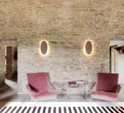 Applique*Rotaliana Applique murale, Totem & Tabù W1, , LED, 2700K, 2600 lm, L22cm, H44,5cm - Miroir