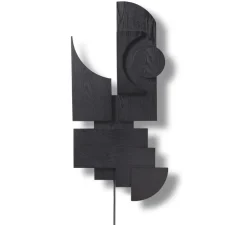 Applique murale, Totem, noir, LED, dim, 2700K, 945lm, L38,6cm, H81cm - Please Wait to be Seated