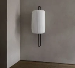 Applique murale, TR37, blanc et noir, L27cm, H58cm - Tom Rossau