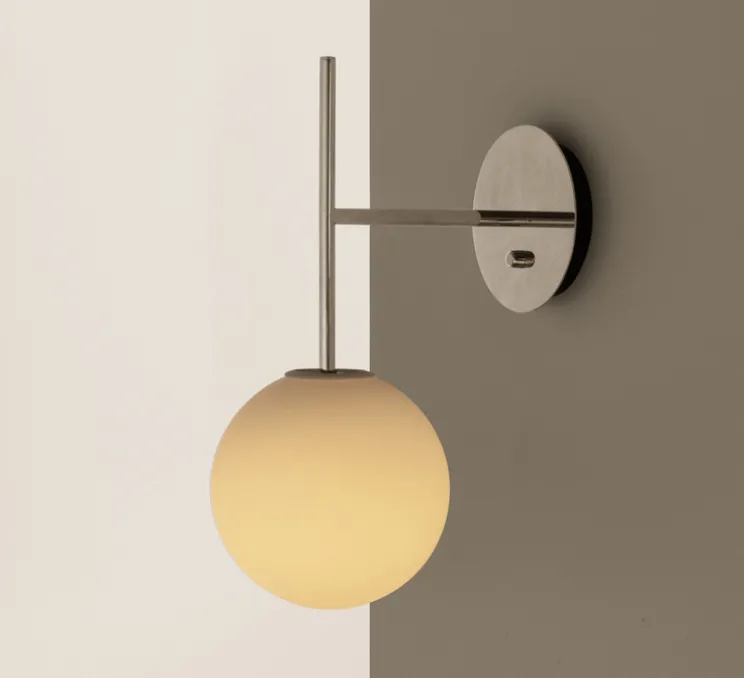 Applique murale, TR Bulb, Acier poli, L20cm, H45,5cm - Audo Copenhagen