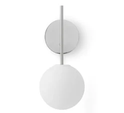 Applique murale, TR Bulb, Acier poli, L20cm, H45,5cm - Audo Copenhagen