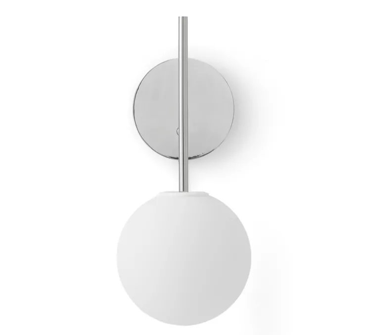 Applique murale, TR Bulb, Acier poli, L20cm, H45,5cm - Audo Copenhagen