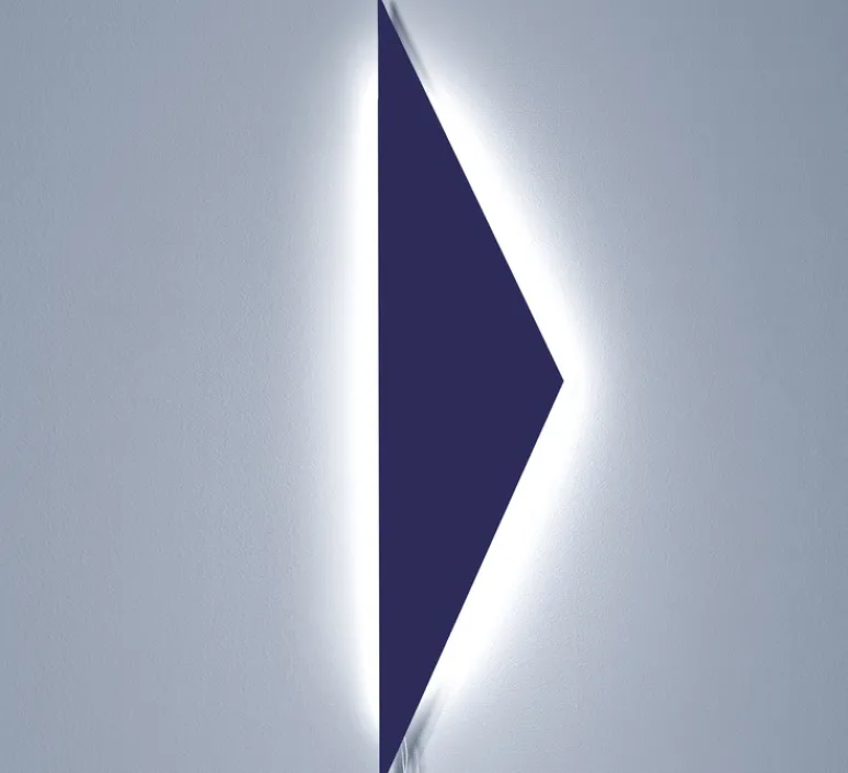 Applique*Valerie_Objects Applique murale, Tramonto 01, , LED, dim, 2500 lm, L18,5cm, H81,5cm - bleu profond