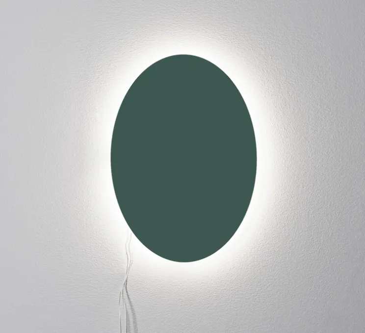 Applique murale, Tramonto 05, vert foncé, LED, dim, K, 2500 lm, L21cm, H29,7cm - Valerie_Objects