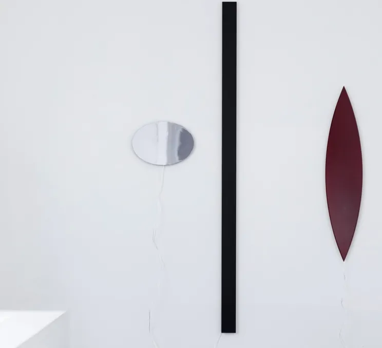 Applique murale, Tramonto 03, noir, LED, dim, K, 2500 lm, L7cm, H159,5cm - Valerie_Objects