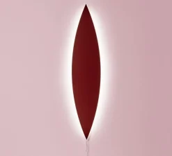 Applique murale, Tramonto 04, rouge, LED, dim, K, 2500 lm, L18cm, H85cm - Valerie_Objects