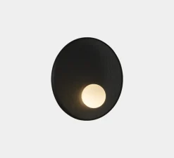 Applique*LEDS C4 Applique murale, Trip simple, , Ø30cm, P14,5cm - noir