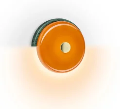 Applique*Design by us Applique murale, Trip, , LED, 2700K, 160 lm, L19cm, H18cm - vert mousse, ambre