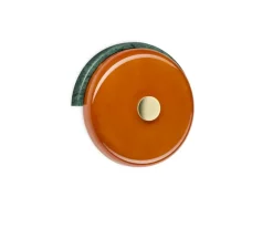 Applique murale, Trip, vert mousse, ambre, LED, 2700K, 160 lm, L19cm, H18cm - Design by us