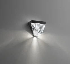 Applique*Fabbian Applique murale, Tripla F41, , LED, Ø9,8cm, H9,3cm - anthracite