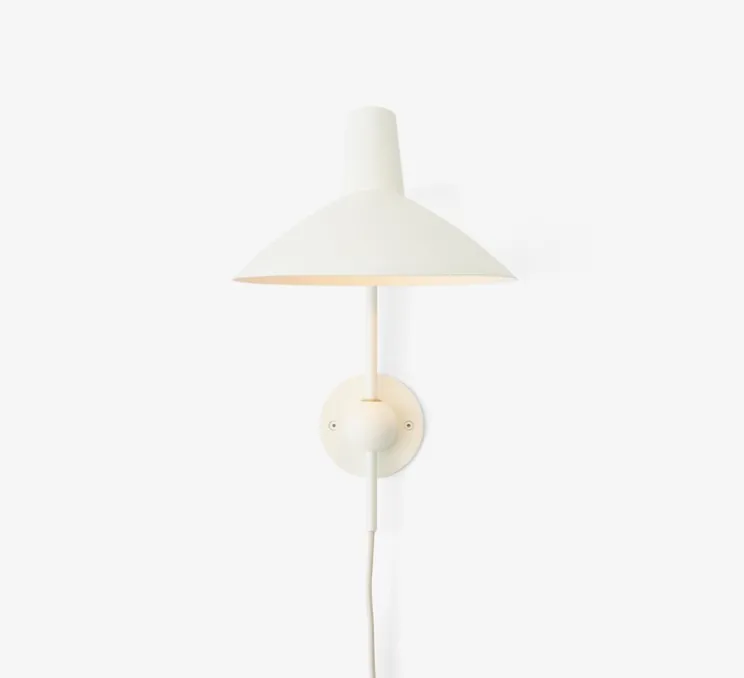 Applique murale, Tripod HM12, blanc mat, L21,6cm, H35,2cm - Andtradition