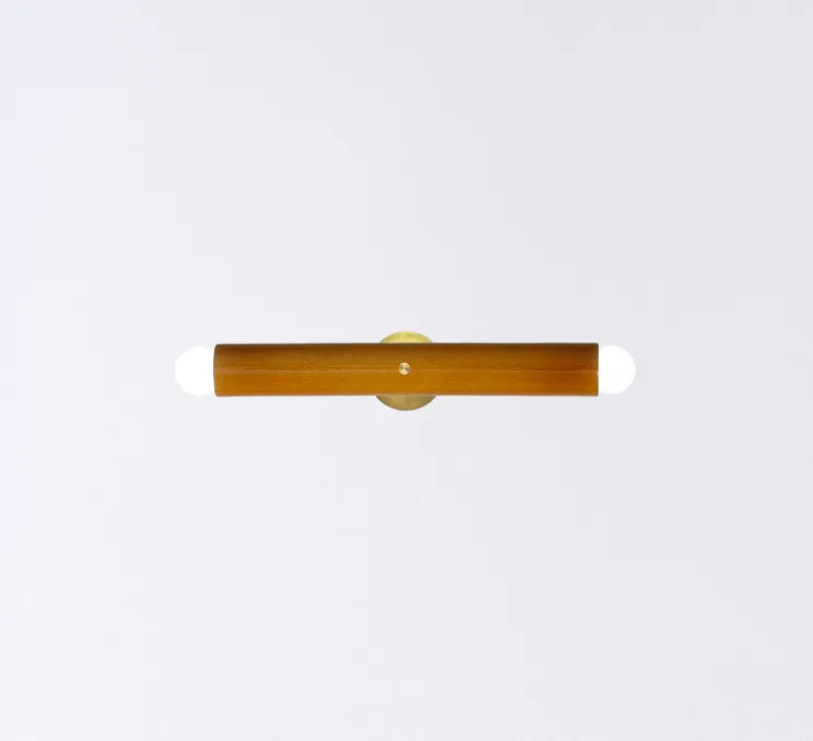 Applique murale, TRN Z1, ocre, L5cm, H36cm - Pani Jurek