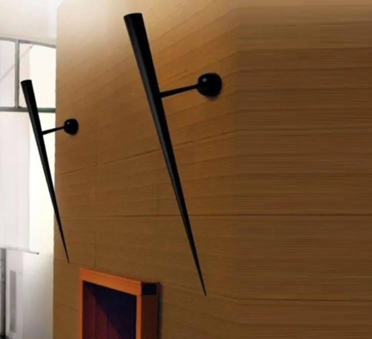 Applique murale, Trylon, noir, H76cm - LUMEN CENTER ITALIA