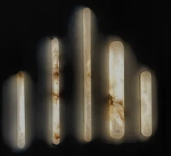 Applique*Contain Applique murale, Tub 85, , LED, 2700K, 235lm, Ø4cm, H85cm - Albâtre