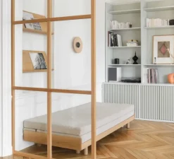 Applique murale, Tube S14s, noir et blanc, LED, 2700K, 1055lm, L100cm, H3cm - Zangra