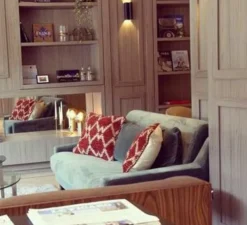 Applique murale, Twerkit Double, dimmable, noir, LED, 2700 K, 2x550 lm, Ø11cm, H22cm - Dark