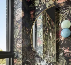 Applique*SkLO Studio Applique murale, Twin 1.0, , Ø15cm, H28cm - Bleu, noir oxydé