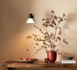 Applique*Anglepoise Applique murale, Type 80 glass W4, blanc & noir, Ø15cm, H16cm - blanc & noir