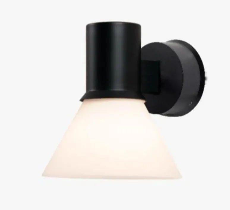 Applique*Anglepoise Applique murale, Type 80 glass W4, blanc & noir, Ø15cm, H16cm - blanc & noir