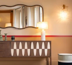 Applique*Sarah Lavoine Applique murale, Vadim, , Ø10cm, H41cm - laiton, blanc