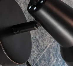 Applique murale, Valencia, noir, Ø12,5cm, H20cm - It's about Romi