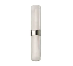 Applique*Hudson Valley Lighting Applique murale, Valencia L, , IP44,L12,1cm, H66cm - Hudson Valley nickel poli