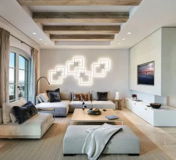 Applique*Wever&Ducré Applique murale, Venn 1.0 phase-cut dim, , LED, 3000K, 2250lm, L72,4cm, H9cm - Wever & Ducré blanc