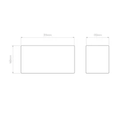 Applique murale, Venn, avec abat-jour Stadium 160, nickel mat, mastic, L31,5cm, H16cm - Astro