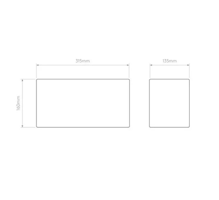 Applique murale, Venn, avec abat-jour Stadium 160, nickel mat, mastic, L31,5cm, H16cm - Astro