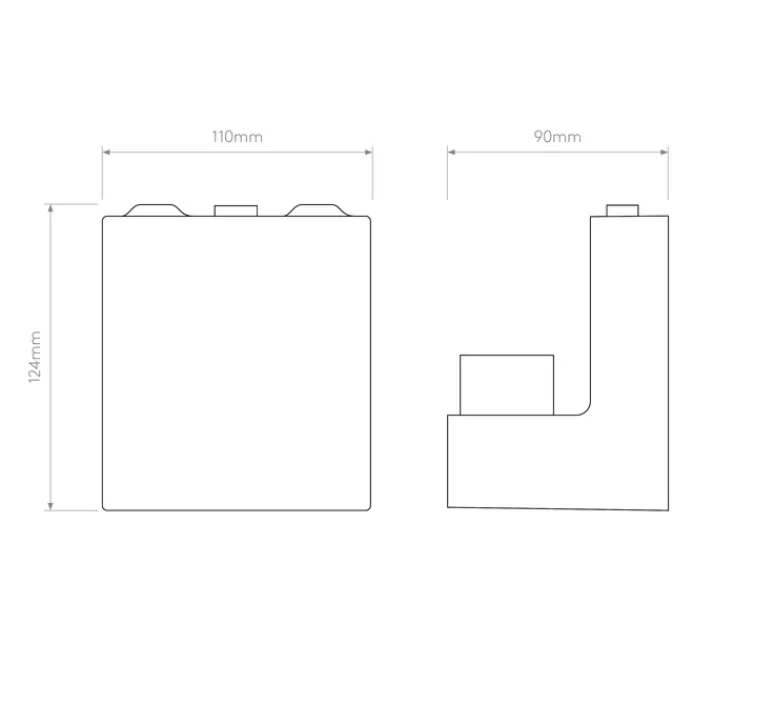 Applique*Astro Applique murale, Venn Wall, , L31,5cm, H16cm - bronze, blanc