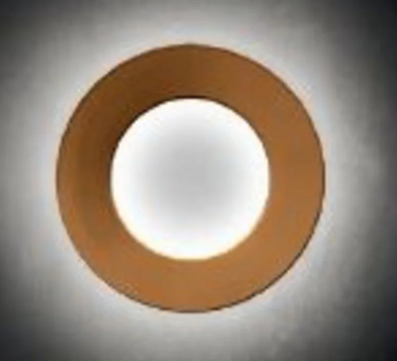 Applique*Icone Applique murale, Vera 21, , LED, 2700k, 2100lm, Ø21cm, P7cm - cuivre bronze, blanc
