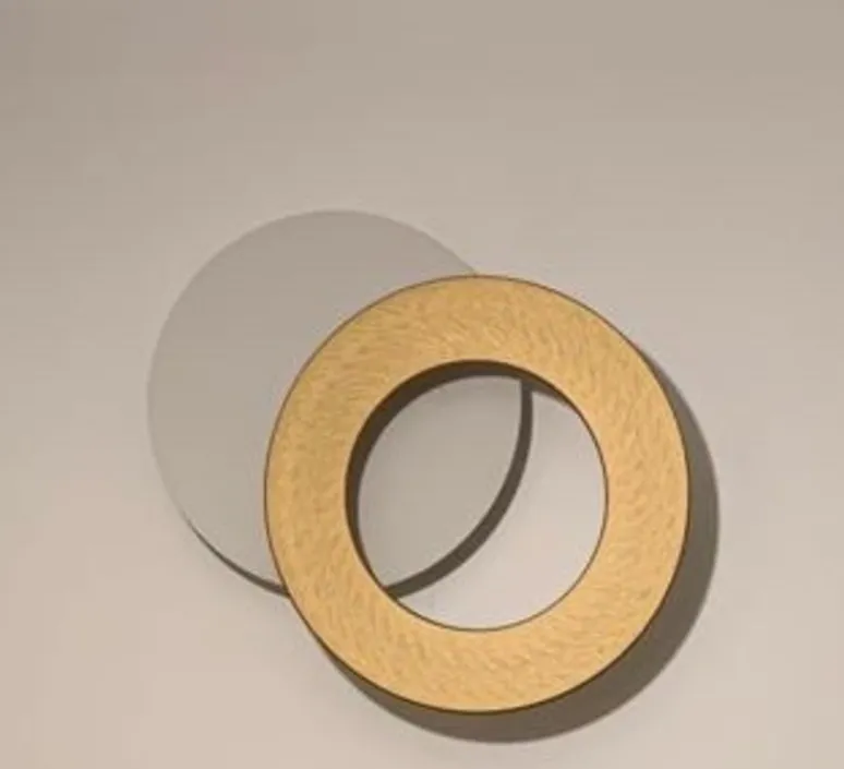 Applique*Icone Applique murale, Vera 26, , LED, 2700k, 2598lm, Ø26cm, P7cm - laiton, blanc