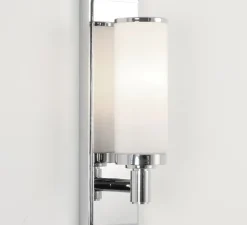 Applique murale, Verona, chrome poli, IP44, LED, L7,2cm, H25cm - Astro Lighting