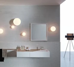 Applique*Fabbian Applique murale, Versioni G9, , IP44, Ø14cm, P15cm - blanc