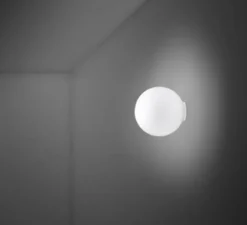 Applique*Fabbian Applique murale, Versioni G9, , IP44, Ø14cm, P15cm - blanc