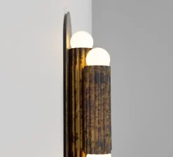 Applique murale, Vesta Triple, or ombré, L12,6cm, H38cm - Schwung