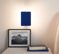 Applique*Nemo Lighting Applique murale, Volet Pivotant Simple, , LED, 3000K, 1000lm, L17cm, H13cm - Charlotte Perriand - bleu