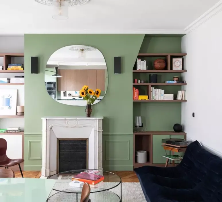 Applique*Nemo Lighting Applique murale, Volet Pivotant Double, , LED, 3000K, 2000lm, L34cm, H13cm - noir