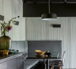 Applique*Nemo Lighting Applique murale, Volet Pivotant Double, , LED, 3000K, 2000lm, L34cm, H13cm - noir