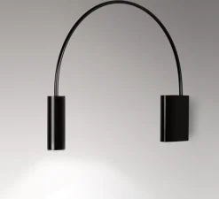 Applique*Estiluz Applique murale, Volta A-3531, , LED, 2700K, 665 lm, L62,3cm, H42,9cm - noir