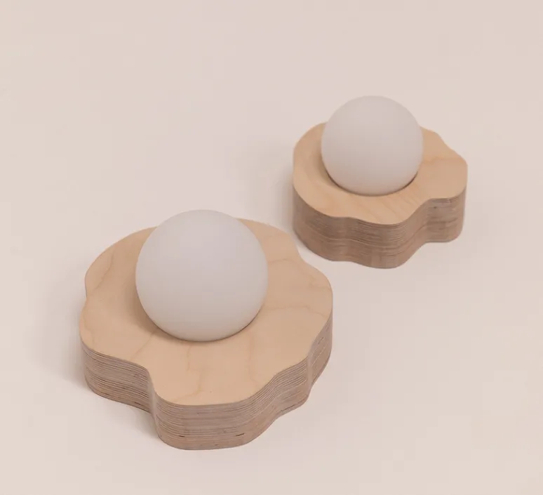 Enfants|Applique*Little Anana Applique murale, Volubilis M, , L23,5cm, H23cm - bois naturel