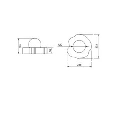Enfants|Applique*Little Anana Applique murale, Volubilis M, , L23,5cm, H23cm - bois naturel