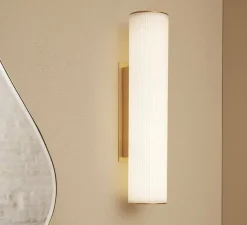 Applique*Ferm Living Applique murale, vuelta 40, , LED, 3000K, 1200lm, Ø8,4cm, H40cm - laiton