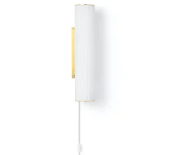 Applique*Ferm Living Applique murale, vuelta 40, , LED, 3000K, 1200lm, Ø8,4cm, H40cm - laiton
