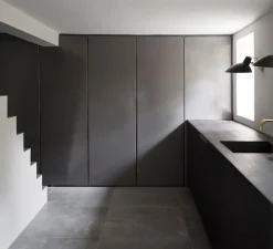 Applique murale, VV Cinquanta, noir et laiton, Ø27,4cm, H18,3cm - Astep